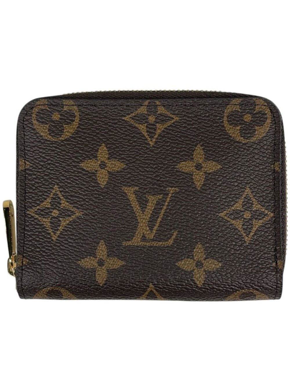 Louis Vuitton Zippy Coin Purse Round Zip Monogram Brown